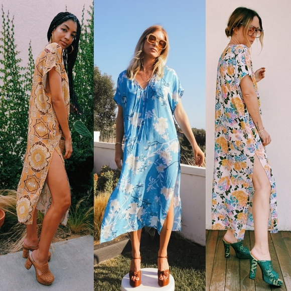 New Novella Royale Margot Caftan Rust Moroccan Sun - Picture 14 of 16